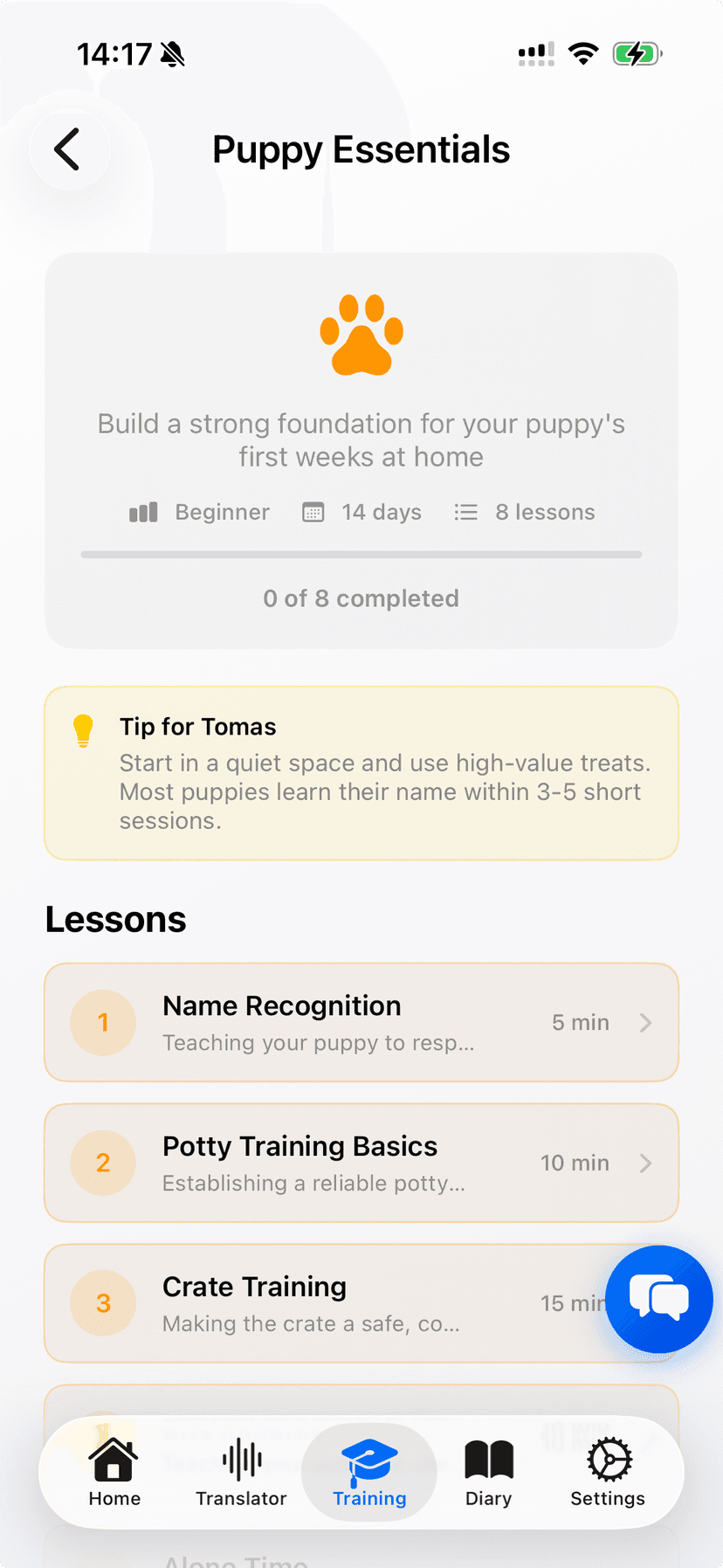 Dogly AI Dog Behaviorist feature